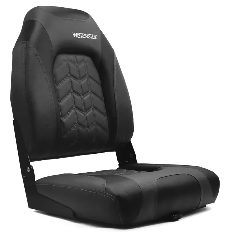 Waterside Luxus Low Back Bootssitz - Douglas - Dark Series - Bootsstuhl, Steuerstuhl