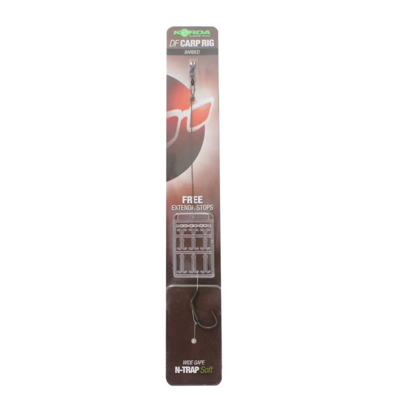 Korda N Trap DF Rig Wide Gape - Karpfenvorfach Größe: Gr. 4