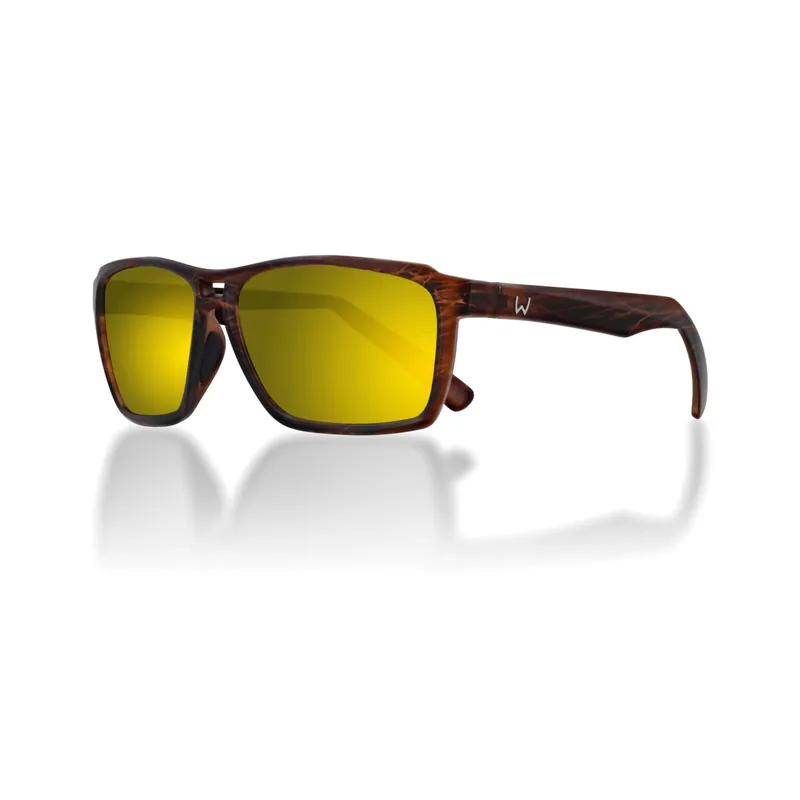 Westin W6 Street 150 Matte Brown Stripe - LB Brown LM Yellow AR Green - Polarisationsbrille Modell: LB Brown LM Yellow AR Green