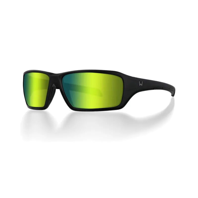Westin W6 Sport 15 Matte Black - LB Green LM Green AR Green - Polarisationsbrille Modell: LB Green LM Green AR Green