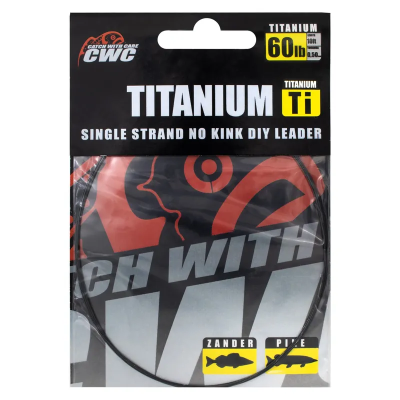 Strike Pro Titanium No Kink Leader - Titan-Vorfach Tragkraft: 60 lbs