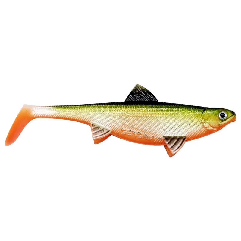 Senshu Real Fin Shad SinglePack - Gummifische Farbe: Orange Belly | Größe: 8cm