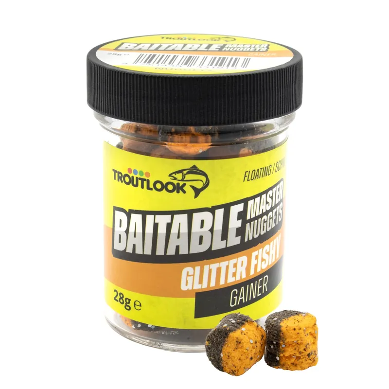 Troutlook Baitable Master Nuggets - Forellen-Nuggets Sorte: Gainer - Glitter Fishy