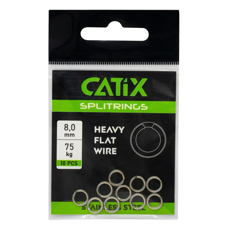 Catix Heavy Flat Wire Splitring - Sprengring Tragkraft: 75kg