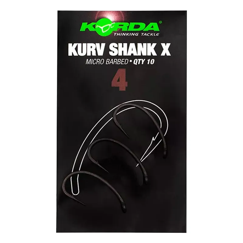 Korda Kurv Shank X - Karpfenhaken Größe: Size 4
