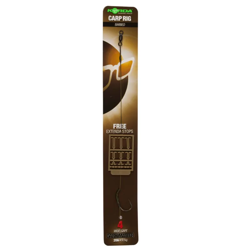 Korda Dark Matter Rig - Karpfenvorfach Größe: Size 4