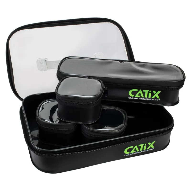 Catix Clear Organize Set 5 teilig - Kleinteil-Taschen