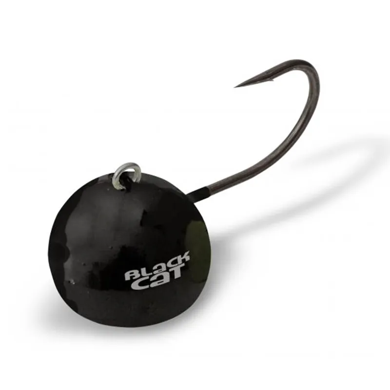 Black Cat Fire-Ball - Jigkopf Farbe: schwarz | Gewicht: 120g