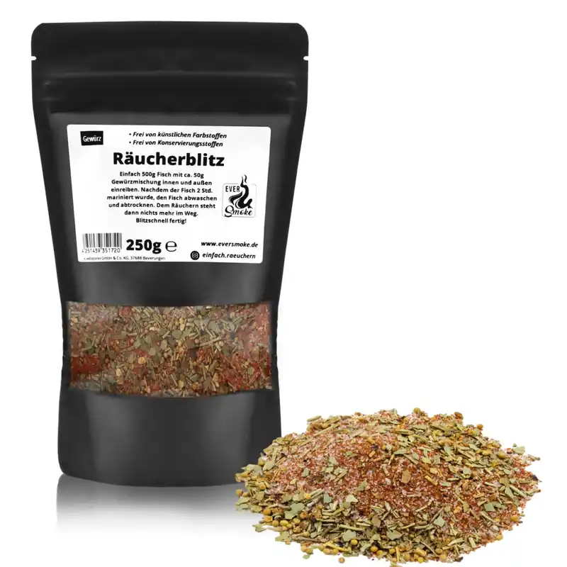 Eversmoke Räucherblitz - Räuchergewürz-/Lake Inhalt: 250g