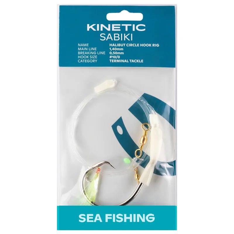Kinetic Halibut Circle Hook Rig - Meeresvorfach