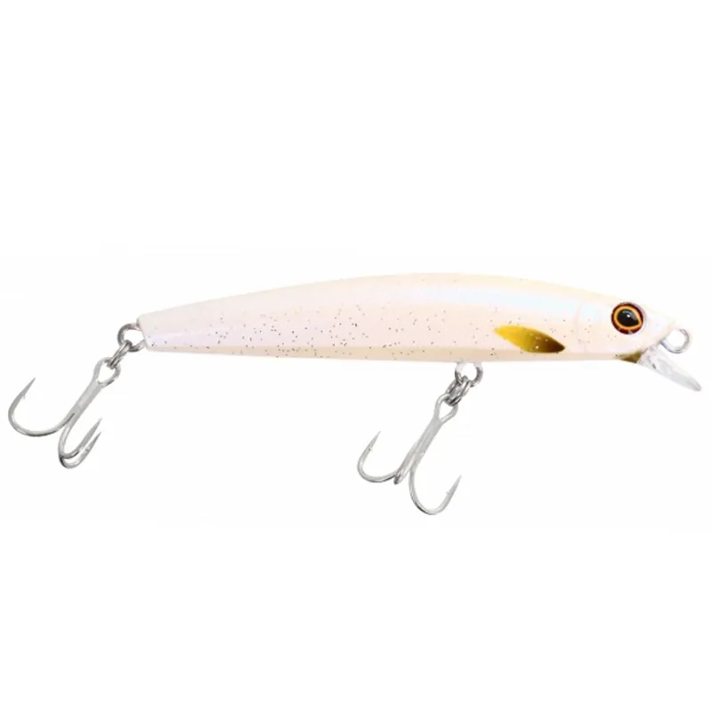 Illex Battle Minnow 80F - Wobbler Farbe: Pearl Bone