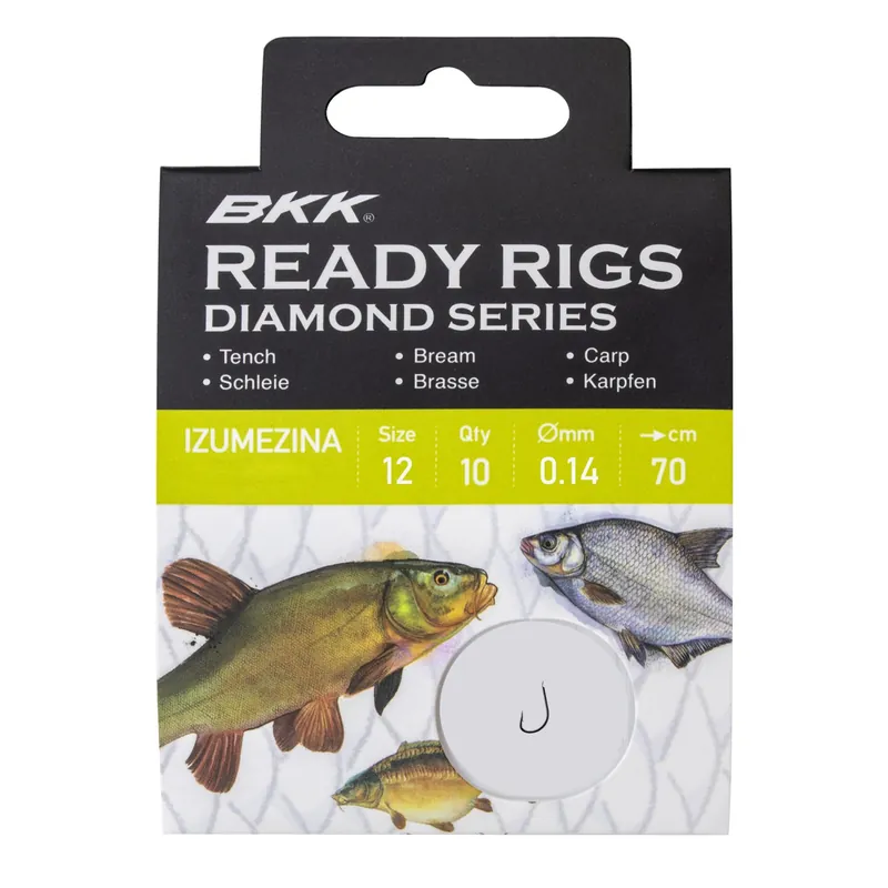 BKK Ready Rig Diamond - IZUMEZINA - Einzelhaken Größe: Gr.12