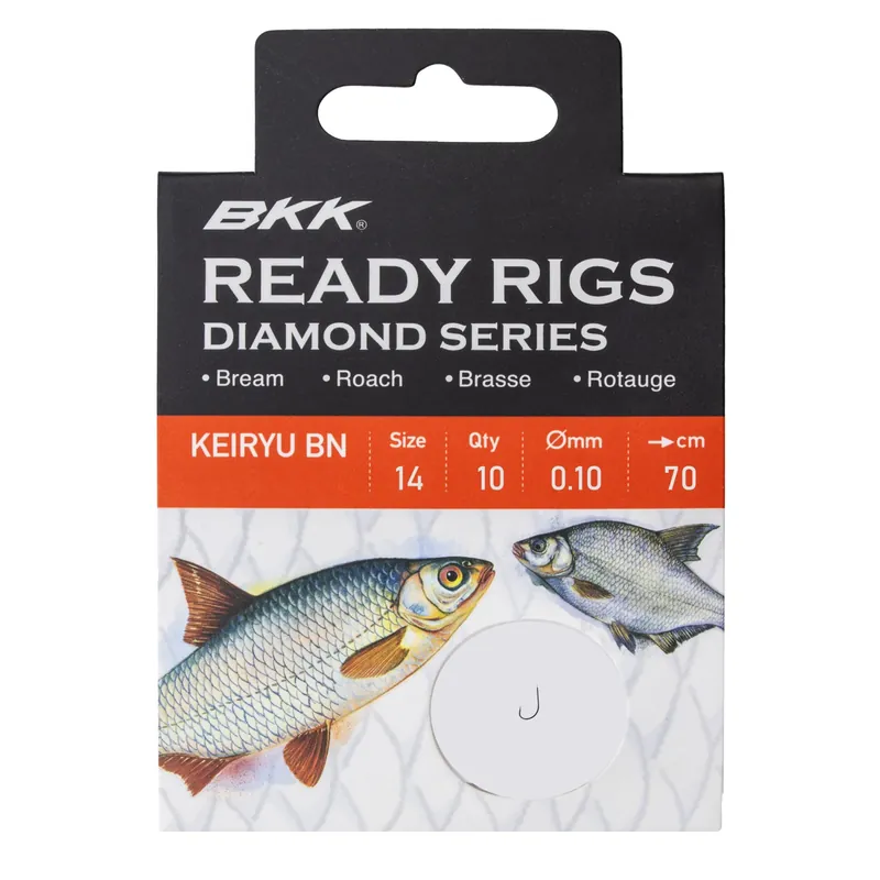 BKK Ready Rig Diamond - KEIRYU - Einzelhaken Größe: Gr.14