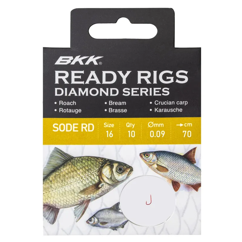 BKK Ready Rig Diamond - SODE - Einzelhaken Größe: Gr.16