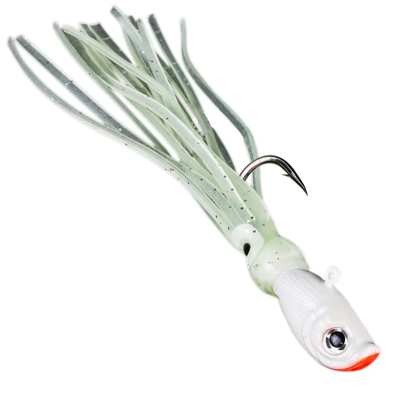 Team Deep Sea Flatter Jig Pilker Farbe: pearl white | Gewicht: 28g