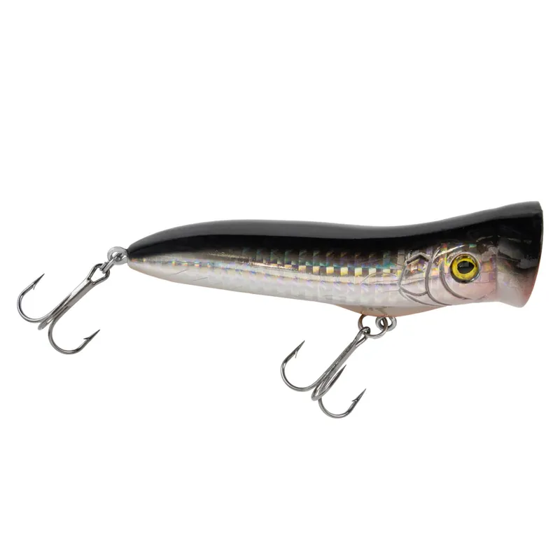 Viper Pro Popping Leech - Topwater Popper Farbe: Silver Leech