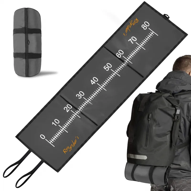 Roy Fishers Streetfish Mat - Abhakmatte mit Maßband