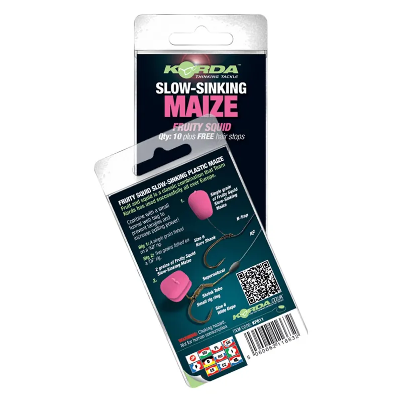 Korda Slow-sinking Mais - Pop-Up Köder Farbe: Pink