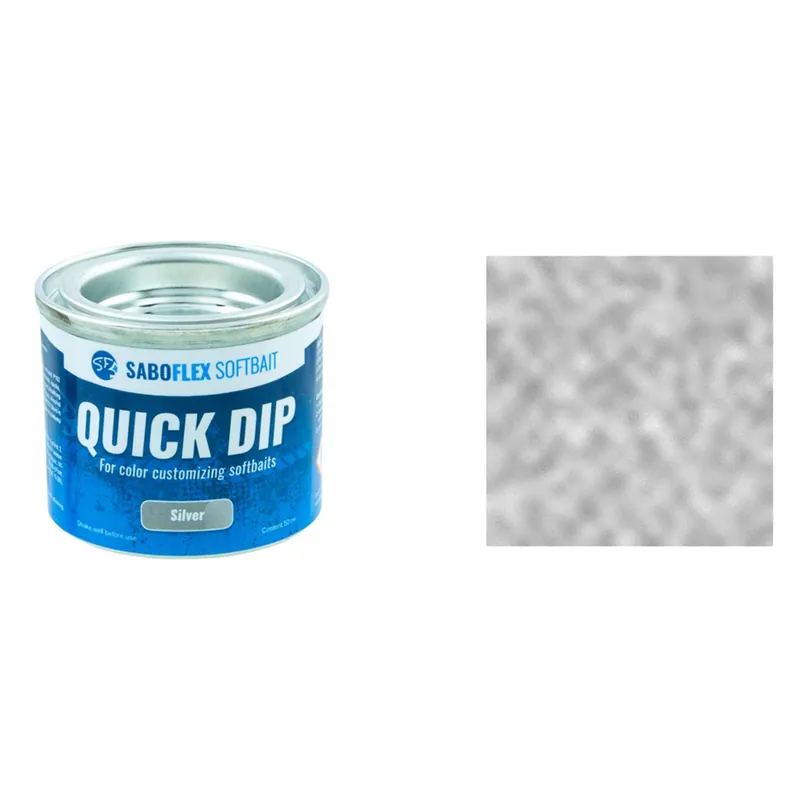 Svartzonker Sweden SaBoFlex Softbait Quick Dip - Gummifisch Farbe Farbe: Silver