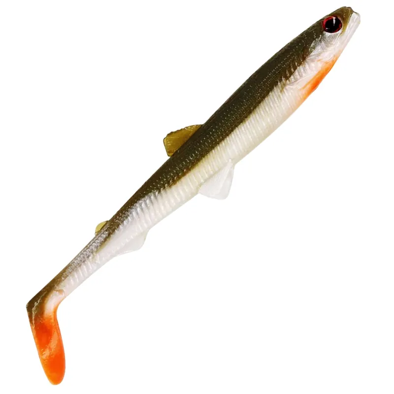 Westin BullTeez Shadtail - Gummifisch Farbe: Bass Orange | Größe: 9,5cm - 7g