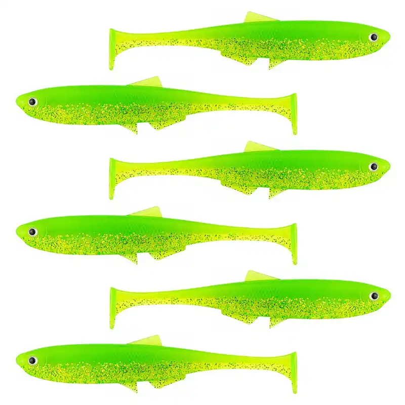 LMAB KØFI (KÖFI) Bleak Shad Farbe: Lime/Chartreuse | Länge: 6cm