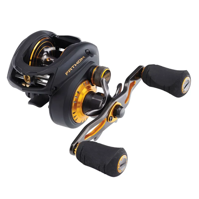 Penn Fathom Low Profile 400 LP Left Hand - Baitcast Multirolle Größe: 400 LP Left Hand