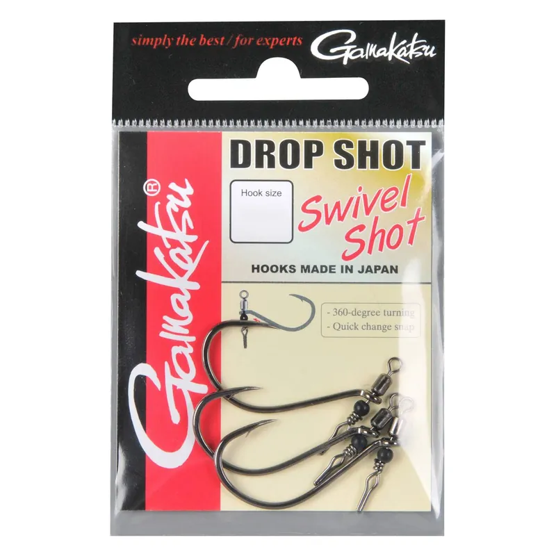 Gamakatsu Swivel Shot - DropShot Haken Größe: 1