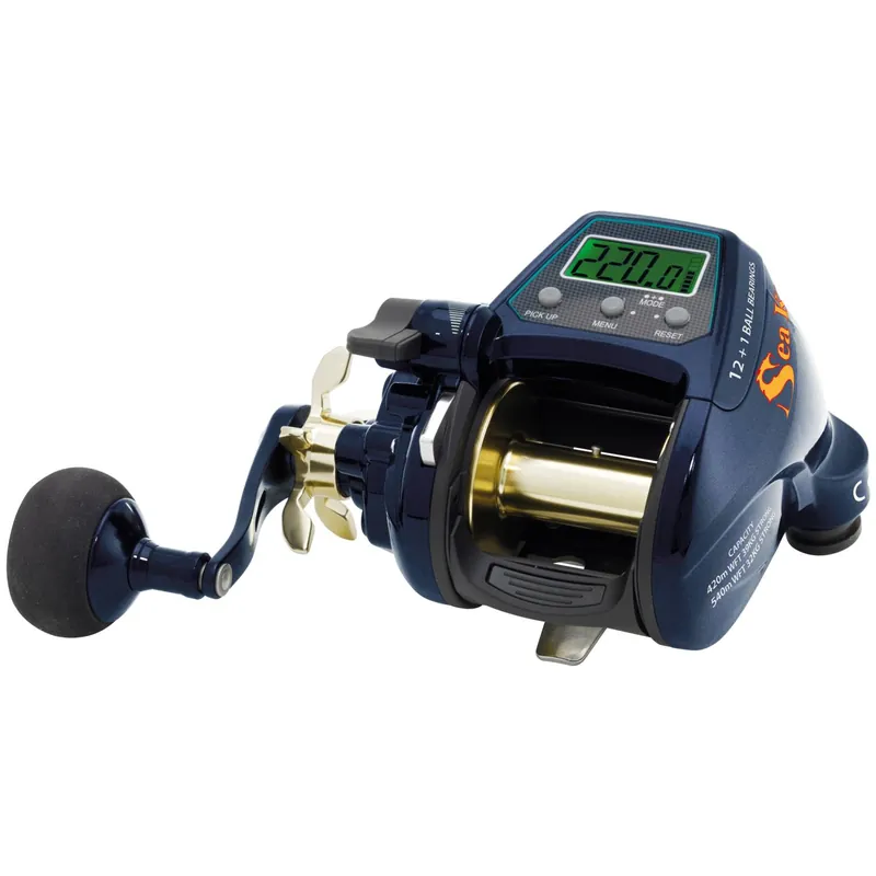 WFT SeaKing 800 PR HP LH inkl. 2 x KG Strong Schnur - Elektrorolle