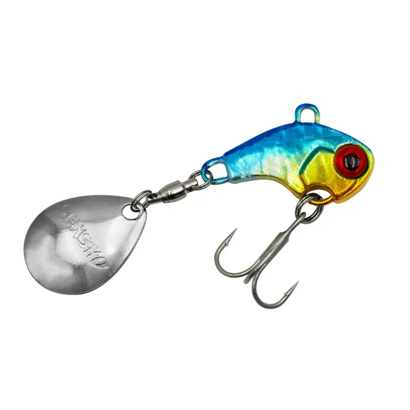 Senshu Tetracup - Jig Spinner Farbe: Blau/Silber | Gewicht: 10g