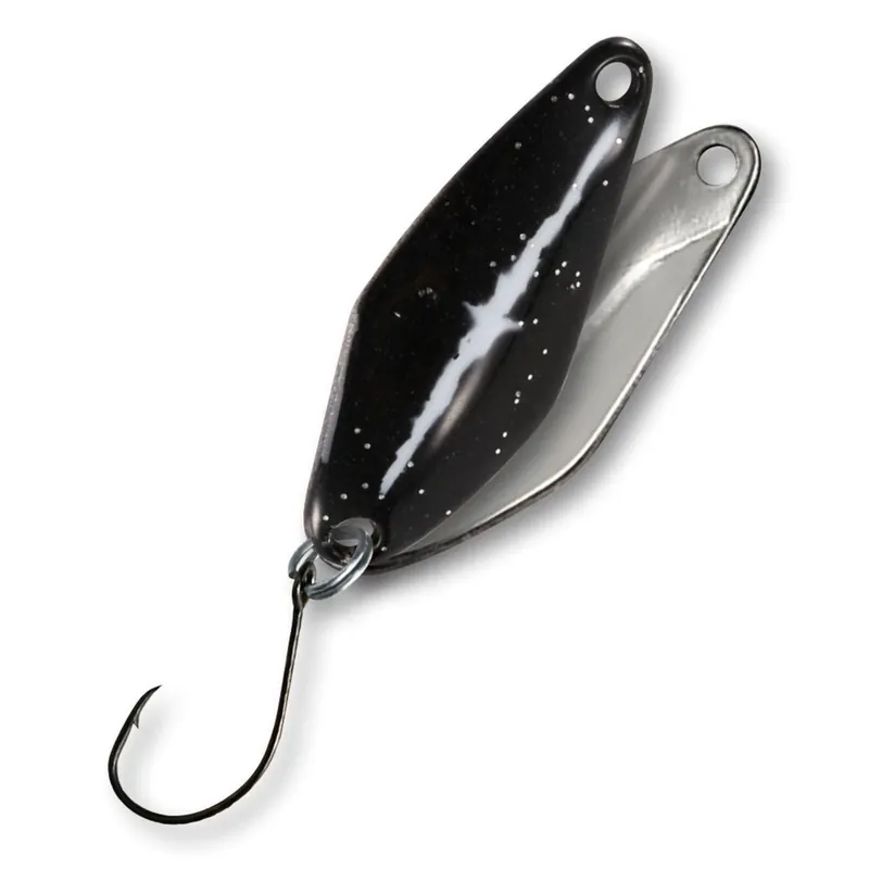 Paladin Profi Spoon Zeus - Forellenblinker Farbe: schwarz/silber
