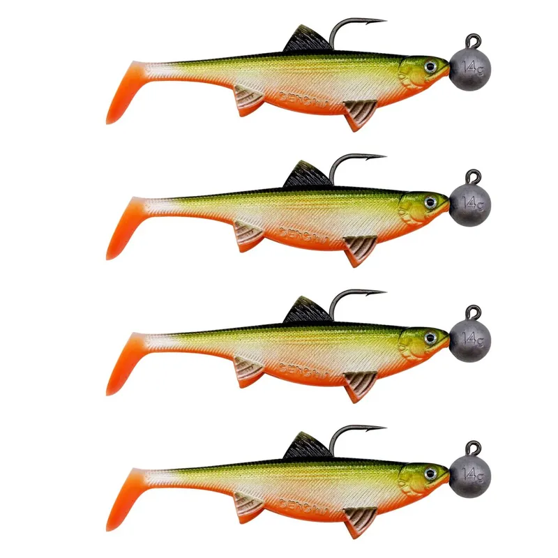 Senshu Real Fin Shad Ready2Catch - Gummifische Farbe: Orange Belly | Länge: 8cm