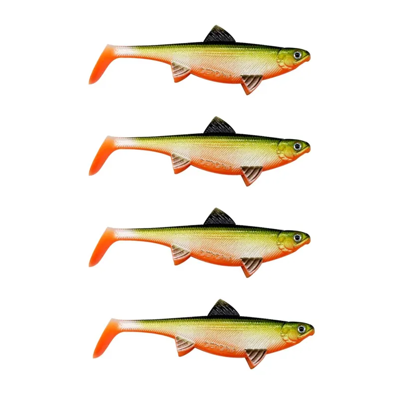 Senshu Real Fin Shad - Gummifische Farbe: Orange Belly | Länge: 8cm