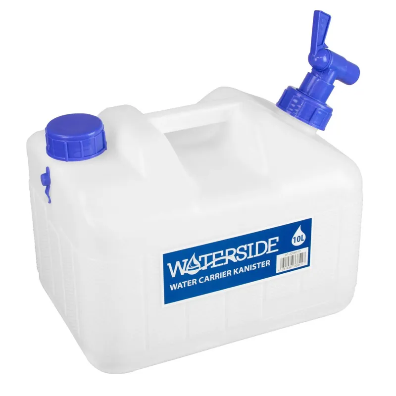 Waterside Water Carrier Wasserkanister mit Hahn Volumen: 10 Liter
