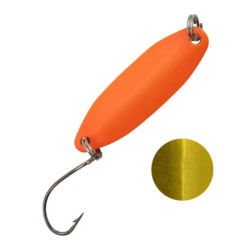 Troutlook Forellen Spoon Wave Farbe: Orange-Gold UV