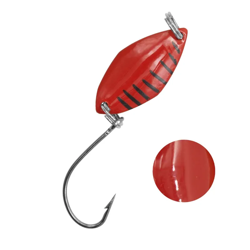 Troutlook Forellen Spoon Mosquito Farbe: Red-Black