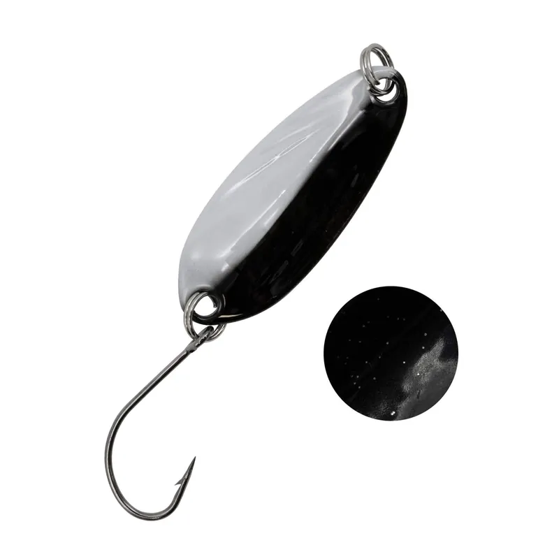 Troutlook Forellen Spoon Blade Farbe: Black-White