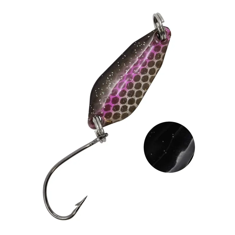 Troutlook Forellen Spoon Salsa Farbe: Purple-Silver