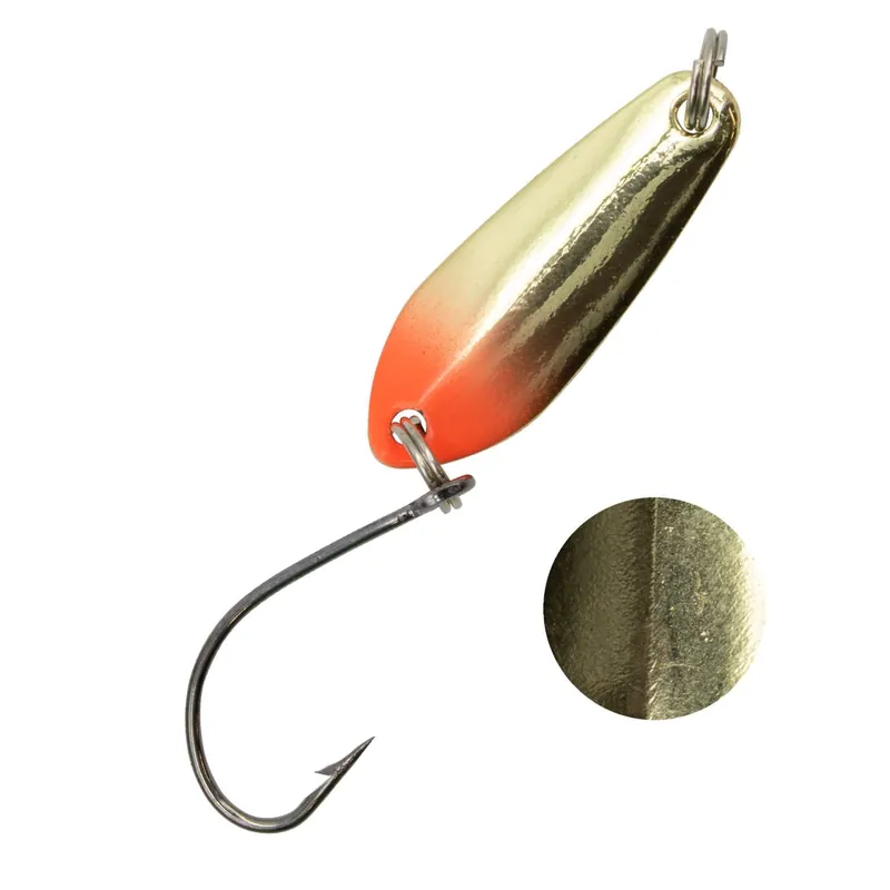 Troutlook Forellen Spoon McFly UV Farbe: Gold-Red