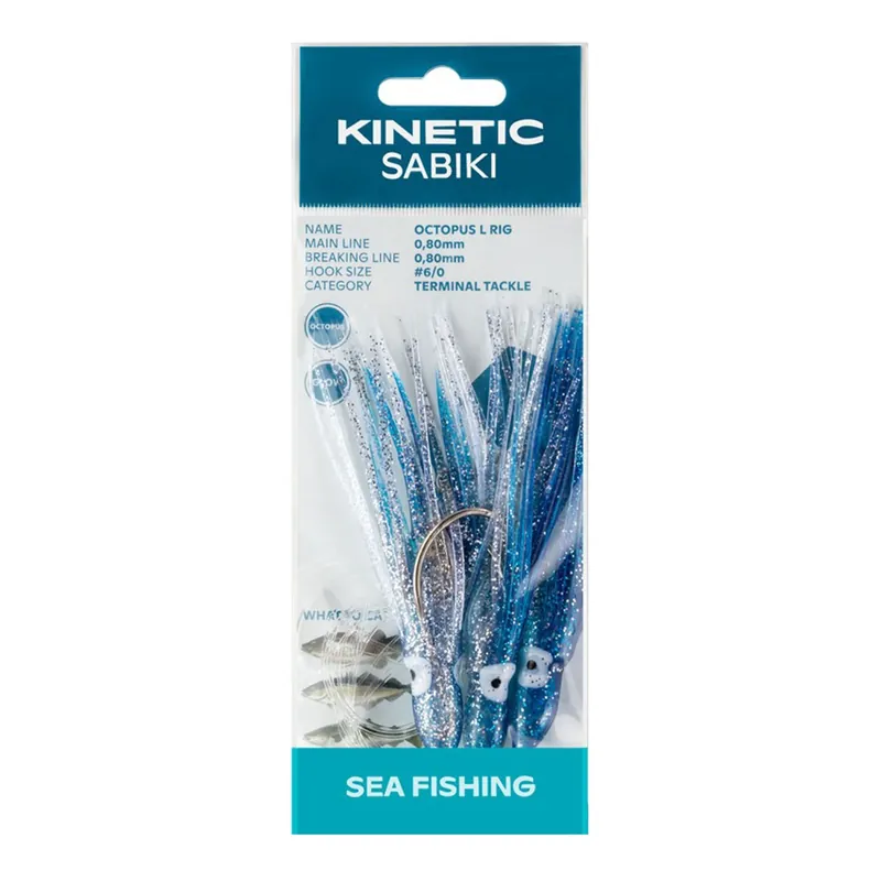 Kinetic Meeresvorfach Octopus L Farbe: Blau/Rot