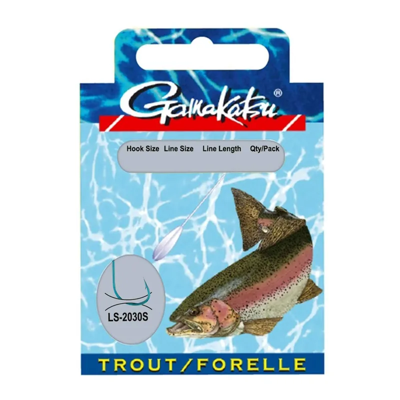 Gamakatsu LS-2030 Trout Sbiro - Forellenvorfächer Größe: 4 | Länge: 120cm