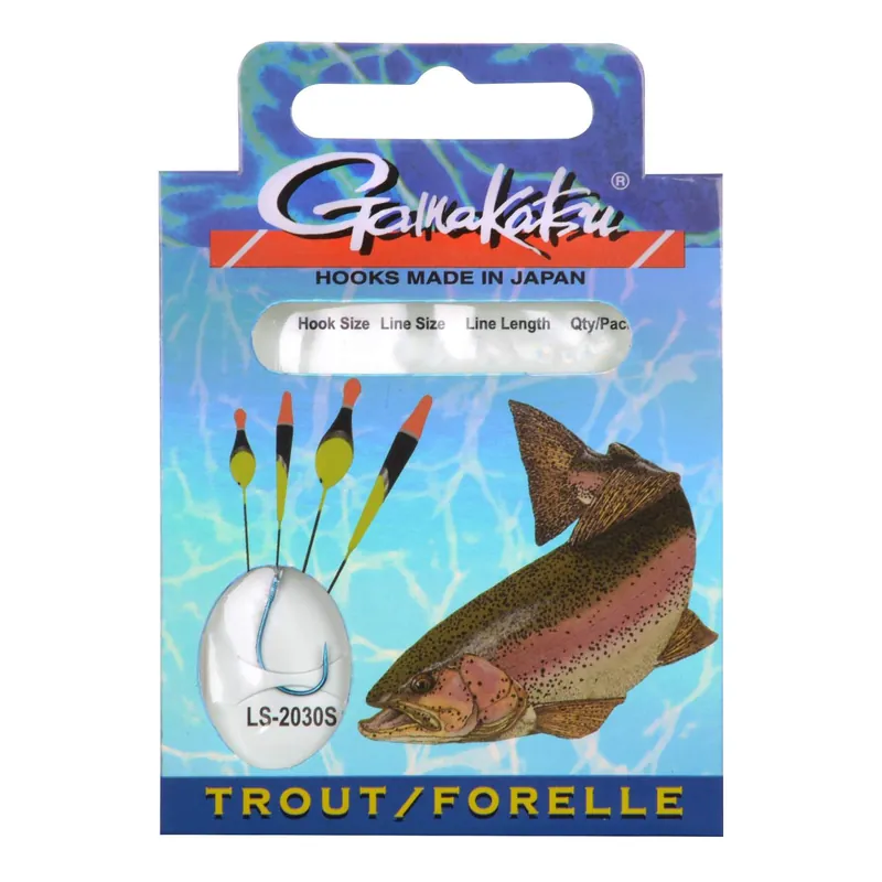 Gamakatsu LS-2030 Trout Float - Forellenvorfächer Größe: 4
