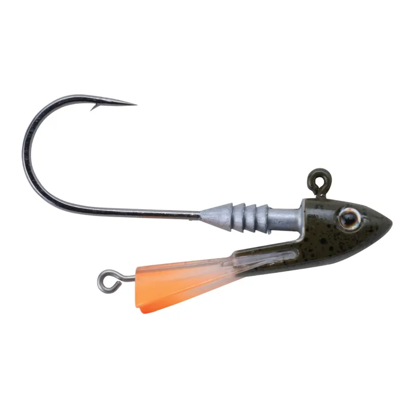 Berkley Fusion19 Snap Jigs - Jigheads Farbe: green pumpkin | Größe: 3/0 | Gewicht: 14g