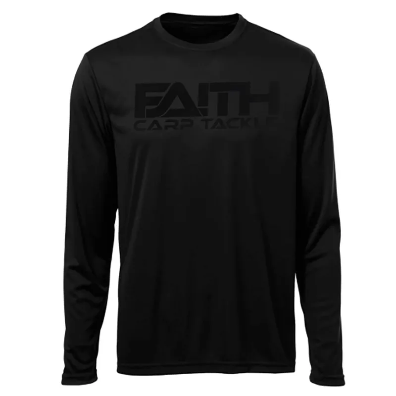 Faith Long Sleeve Shirt Black M Größe: M