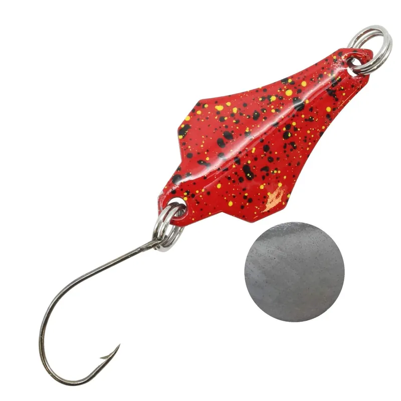 Troutlook Forellen Spoon Super Caro Farbe: red/black/yellow