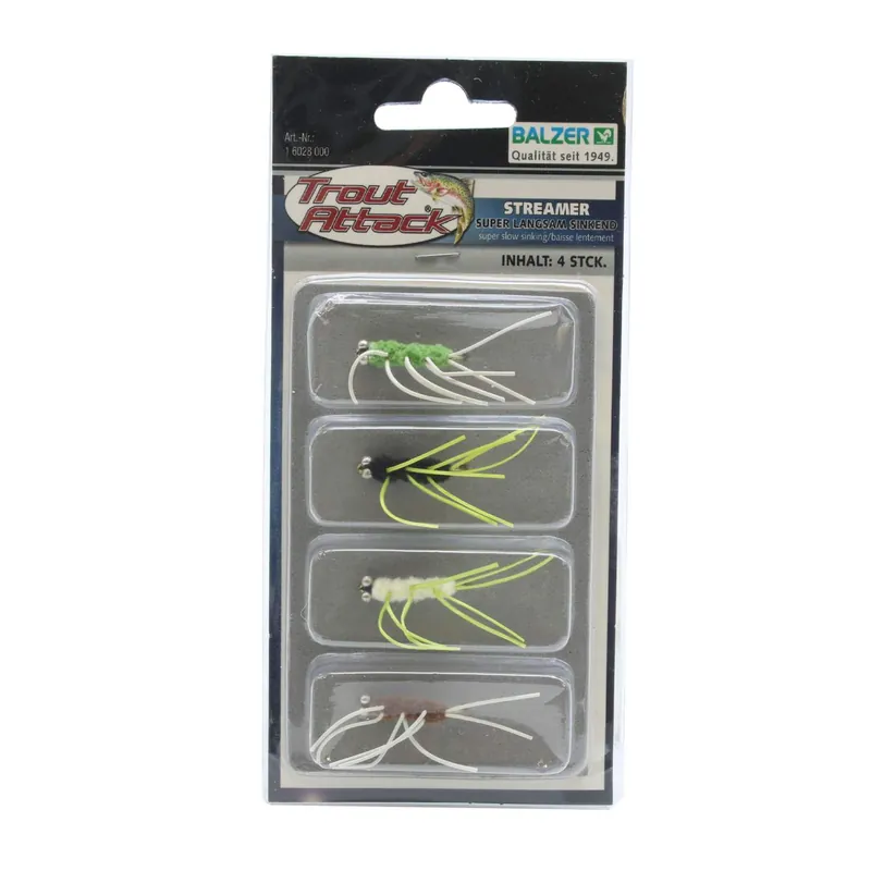 Balzer Balzer Trout Attack Streamer Lauftiefe: Super Langsam Sinkend