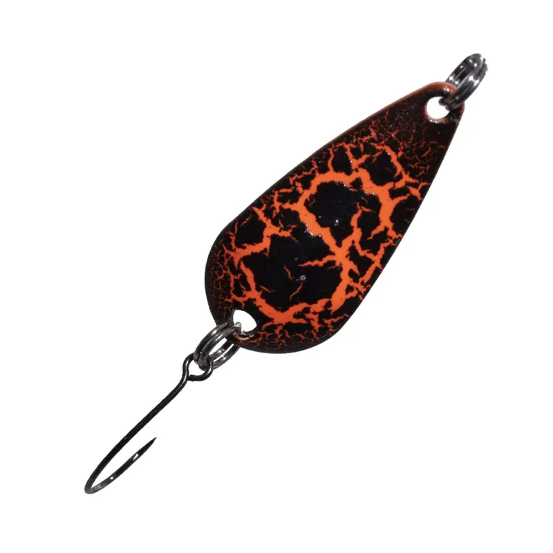 Troutlook Forellenkelle Spoon I Farbe: rot/schwarz flash
