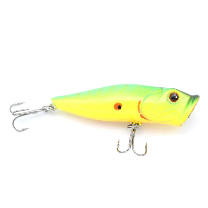 Viper Pro Plopper Popper 6,5cm Limetreuse - Topwater Popper Farbe: Limetreuse