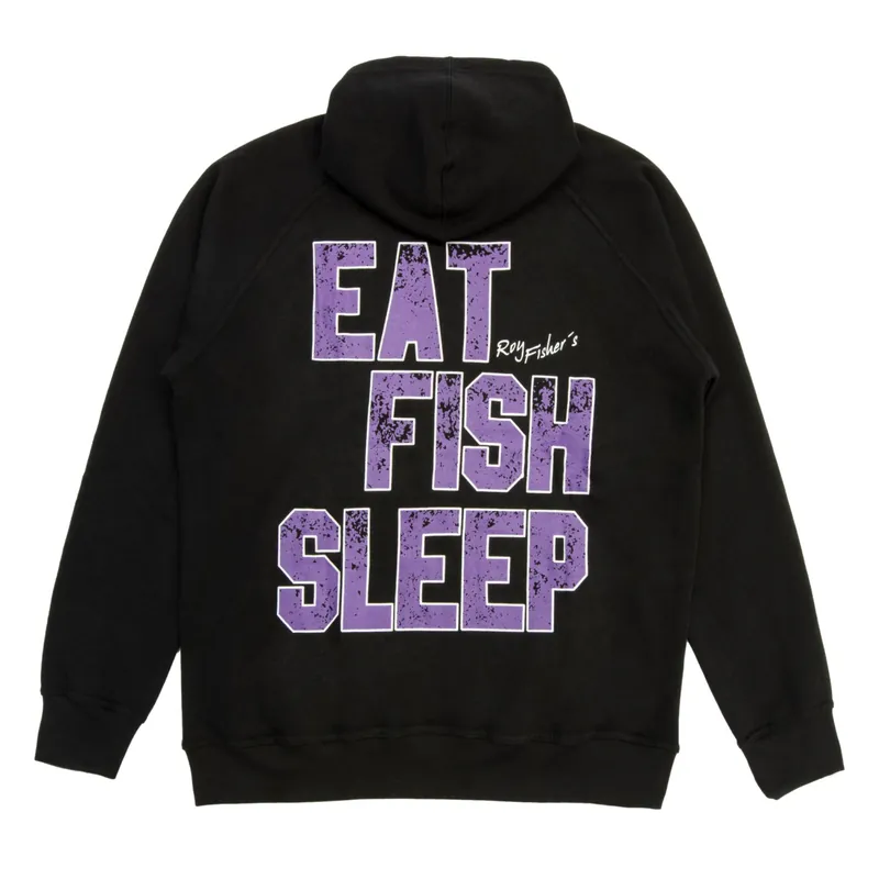 Roy Fishers Hoodie "Eat-Fish-Sleep" Größe: M