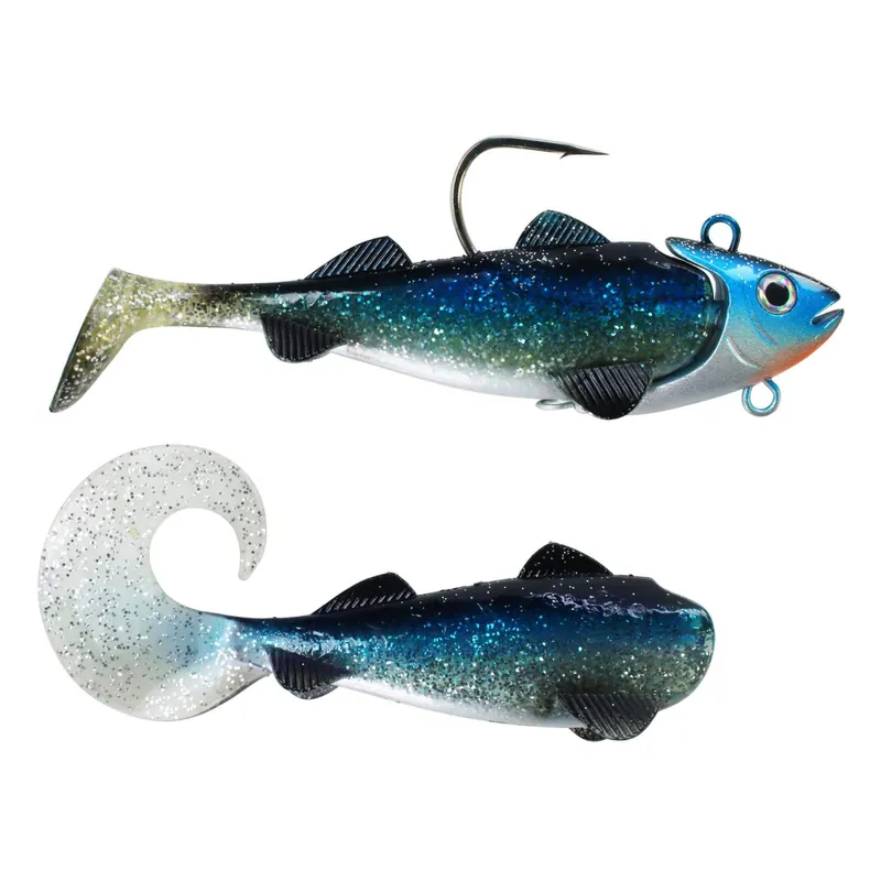 Team Deep Sea Hightide Sea Shad - der Meeresangel Gummifisch Farbe: Holographic Hering | Gewicht: 200g
