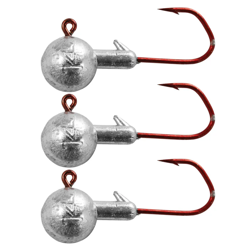 Angel Domäne Classic Rundkopf Jighead 3 Stück 14g - Jigköpfe Größe: 1/0 | Gewicht: 14g